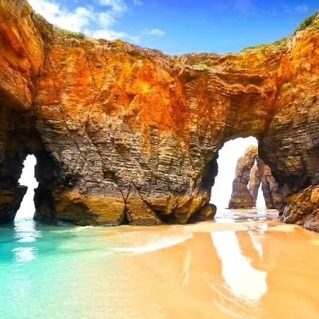Playa Catedrales & Terraza & Piscina *